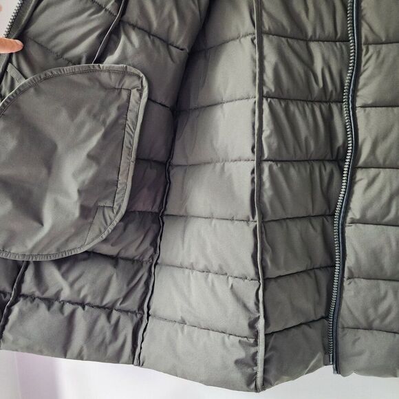 Laundry By Shelli Segal Olive Puffer Jacket - Picture 4 of 6